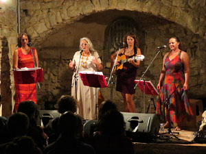 17a Jornada Europea de la Cultura Jueva. Concert de Rosa Zaragoza amb Rus&oacute; Sala, Gabriela Ahumada i Tamara Prezek