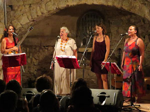 17a Jornada Europea de la Cultura Jueva. Concert de Rosa Zaragoza amb Rus&oacute; Sala, Gabriela Ahumada i Tamara Prezek