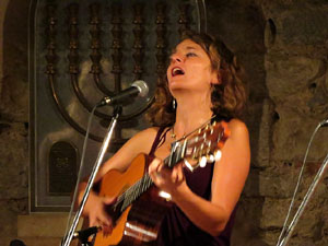 17a Jornada Europea de la Cultura Jueva. Concert de Rosa Zaragoza amb Rus&oacute; Sala, Gabriela Ahumada i Tamara Prezek