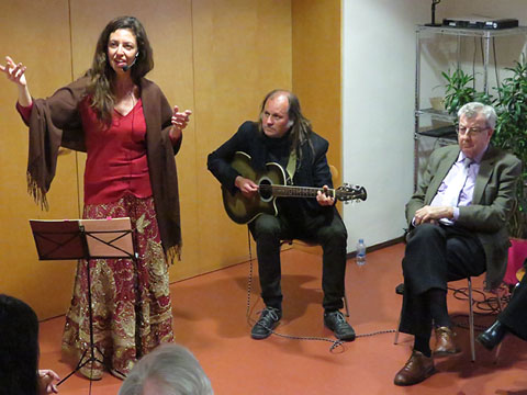 Actuaci&oacute; musical de Pili Cugat, La Jueva de Tortosa