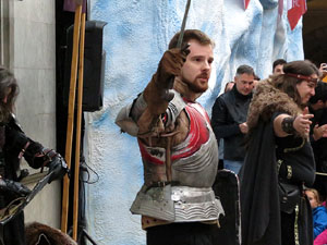 Girona de Gel i Foc. Combats medievals pel grup Drakònia. Estrena de la sisena temporada de Joc de Trons a Girona