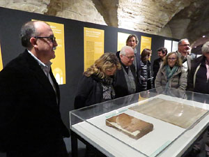 Inauguraci&oacute; de l'exposici&oacute; 1416-1417. La Catedral de Girona, una o tres naus?, al Col&middot;legi Oficial d'Arquitectes a Girona