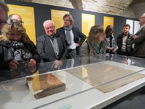 Inauguraci&oacute; de l'exposici&oacute; 1416-1417. La Catedral de Girona, una o tres naus?, al Col&middot;legi Oficial d'Arquitectes a Girona