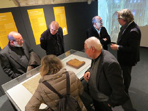 Inauguraci&oacute; de l'exposici&oacute; 1416-1417. La Catedral de Girona, una o tres naus?, al Col&middot;legi Oficial d'Arquitectes a Girona