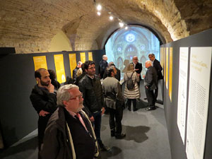 Inauguraci&oacute; de l'exposici&oacute; 1416-1417. La Catedral de Girona, una o tres naus?, al Col&middot;legi Oficial d'Arquitectes a Girona