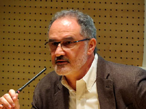 Inauguraci&oacute; de l'exposici&oacute; 1416-1417. La Catedral de Girona, una o tres naus?, al Col&middot;legi Oficial d'Arquitectes a Girona