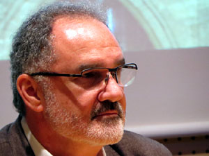 Inauguraci&oacute; de l'exposici&oacute; 1416-1417. La Catedral de Girona, una o tres naus?, al Col&middot;legi Oficial d'Arquitectes a Girona