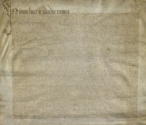 El pergam&iacute; original del 1417 que registra l'acte de la consulta