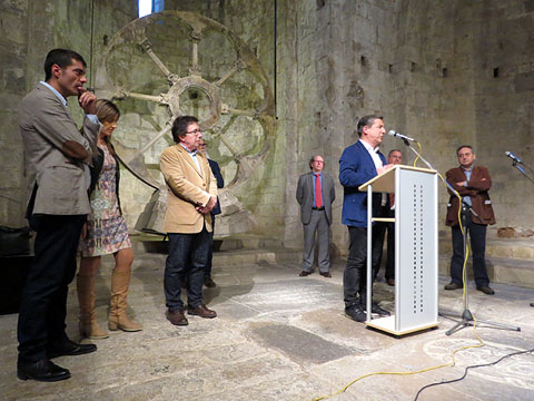 Un moment de la intervenció de Joan Roca