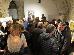 Inauguraci&oacute; de l'exposici&oacute; homenatge a Antoni Var&eacute;s al Celler del Museu d'Hist&ograve;ria de Girona 