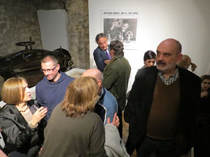 Inauguraci&oacute; de l'exposici&oacute; homenatge a Antoni Var&eacute;s al Celler del Museu d'Hist&ograve;ria de Girona 