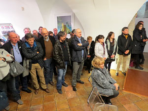 Inauguraci&oacute; de l'exposici&oacute; homenatge a Antoni Var&eacute;s al Celler del Museu d'Hist&ograve;ria de Girona 