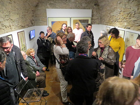 Inauguraci&oacute; de l'exposici&oacute; homenatge a Antoni Var&eacute;s.
