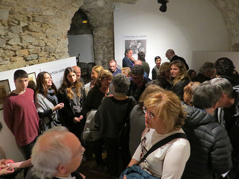 Inauguraci&oacute; de l'exposici&oacute; homenatge a Antoni Var&eacute;s