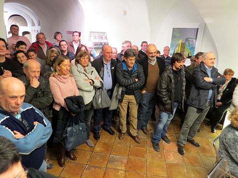 Inauguraci&oacute; de l'exposici&oacute; homenatge a Antoni Var&eacute;s