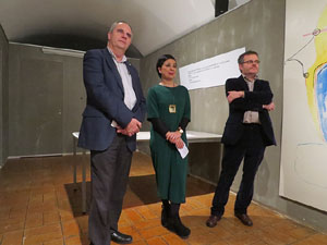 Inauguraci&oacute; de l'exposici&oacute; d'obres de Dami&agrave; Escuder al Museu d'Hist&ograve;ria de Girona 