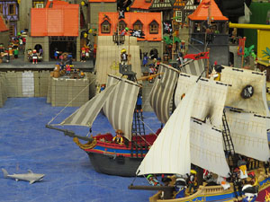 Fira de Playmobil de Girona organitzada per Esplay