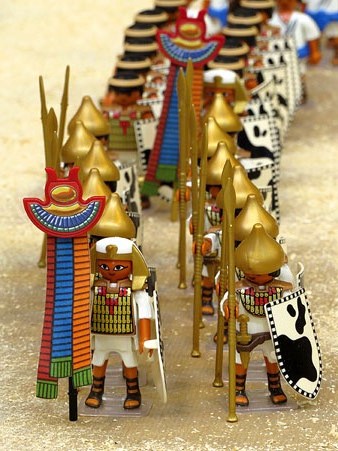 Detall del diorama La terra dels D&eacute;us