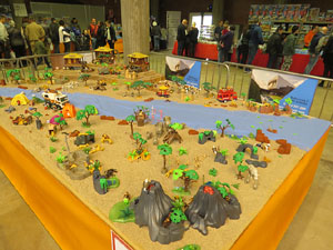 Fira de Girona. Fira de Playmobil de Girona organitzada per Esplay