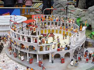 Fira de Girona. Fira de Playmobil de Girona organitzada per Esplay