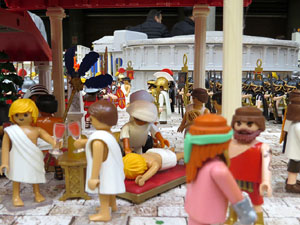 Fira de Girona. Fira de Playmobil de Girona organitzada per Esplay