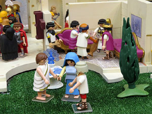 Fira de Girona. Fira de Playmobil de Girona organitzada per Esplay