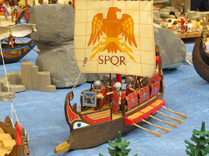 Fira de Girona. Fira de Playmobil de Girona organitzada per Esplay