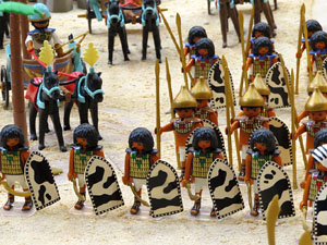 Fira de Girona. Fira de Playmobil de Girona organitzada per Esplay