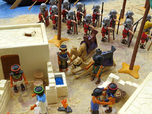 Fira de Girona. Fira de Playmobil de Girona organitzada per Esplay