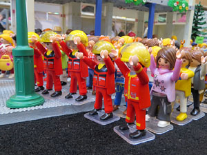 Fira de Girona. Fira de Playmobil de Girona organitzada per Esplay