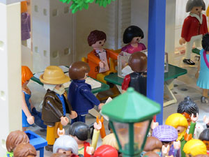 Fira de Girona. Fira de Playmobil de Girona organitzada per Esplay