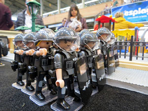 Fira de Girona. Fira de Playmobil de Girona organitzada per Esplay