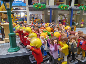 Fira de Girona. Fira de Playmobil de Girona organitzada per Esplay