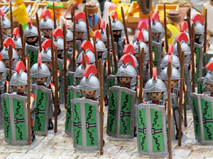 Fira de Girona. Fira de Playmobil de Girona organitzada per Esplay