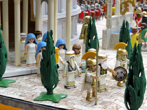 Fira de Girona. Fira de Playmobil de Girona organitzada per Esplay