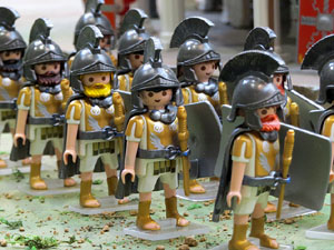 Fira de Girona. Fira de Playmobil de Girona organitzada per Esplay