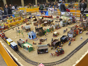Fira de Girona. Fira de Playmobil de Girona organitzada per Esplay