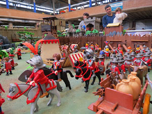 Fira de Girona. Fira de Playmobil de Girona organitzada per Esplay