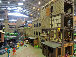 Fira de Girona. Fira de Playmobil de Girona organitzada per Esplay