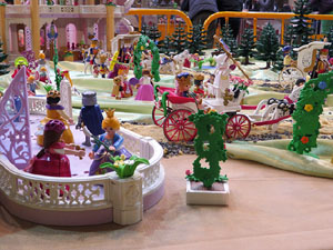 Fira de Girona. Fira de Playmobil de Girona organitzada per Esplay