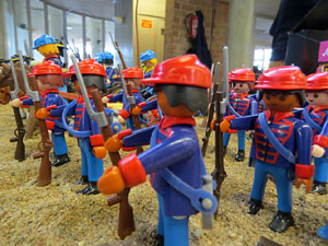 Fira de Girona. Fira de Playmobil de Girona organitzada per Esplay