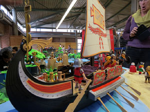 Fira de Girona. Fira de Playmobil de Girona organitzada per Esplay