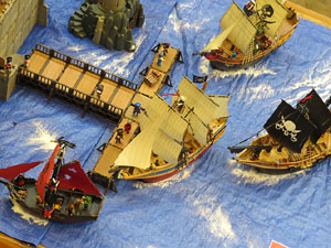 Fira de Girona. Fira de Playmobil de Girona organitzada per Esplay