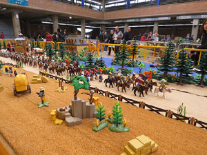 Fira de Girona. Fira de Playmobil de Girona organitzada per Esplay