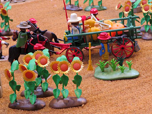 Fira de Girona. Fira de Playmobil de Girona organitzada per Esplay