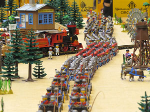 Fira de Girona. Fira de Playmobil de Girona organitzada per Esplay