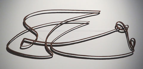 &Agrave;ngel. 1956. Forja de ferro. 180 cms d'amplada