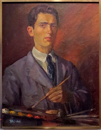 Autoretrat. 1947. Oli sobre tela