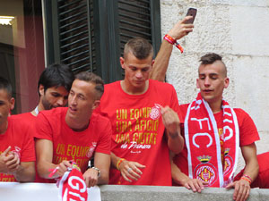 Celebraci&oacute; de l'ascens del Girona FC a primera divisi&oacute;