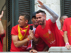 Celebraci&oacute; de l'ascens del Girona FC a primera divisi&oacute;